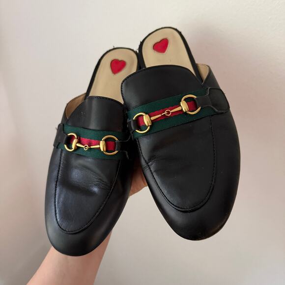 Gucci Princetown Apron Toe Mule Slide 37 - Picture 2 of 10